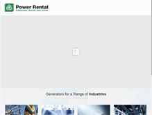 Tablet Screenshot of powerrental.co.uk